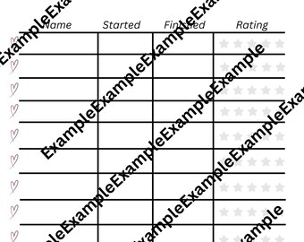 Library card template