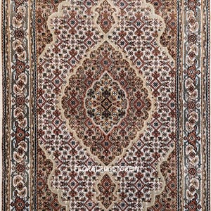 Hand Knotted Persian Rug – 8x10 ft & Custom Sizes  | Multicolor Oriental Carpet | Vintage Style Wool Area Rug for Living Room and Bedroom