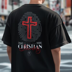Christliche Identität T-Shirt | Glaubensbasiertes religiöses T-Shirt für Männer & Frauen | Inspirierende christliche Kleidung | Bibel Vers Grafik Shirt