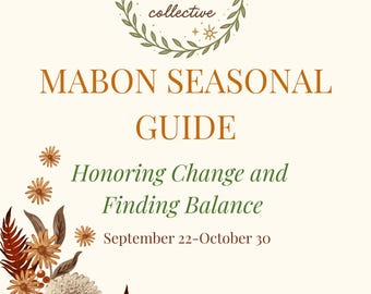 Mabon Family Seasonal Guide and Activity Book