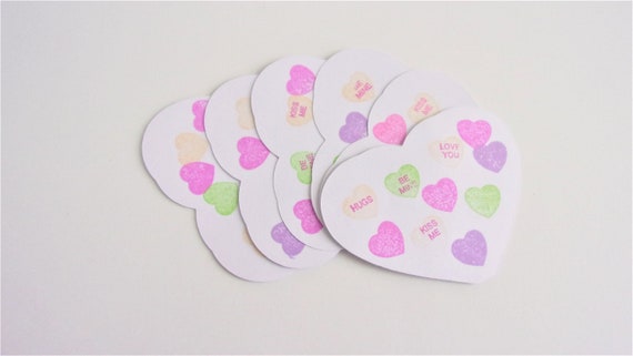 Heart Tags Heart Shaped Paper Tags Heart Gift Tags Valentine Tags