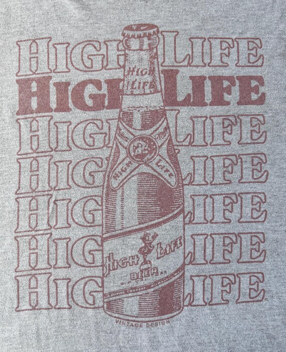 Miller High Life Milwaukee Beer Graphic Tee, Men’s Size 3XL View 3
