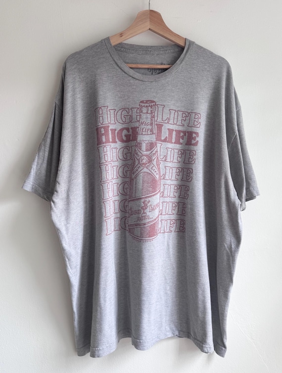 Miller High Life Milwaukee Beer Graphic Tee, Men’s Size 3XL