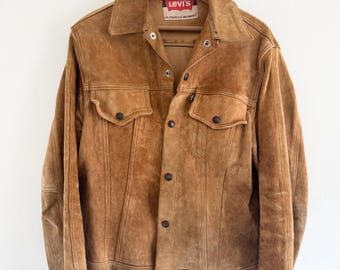 Vintage 50's Levi's Shorthorn Hair on Hide Suede Fringe Jacket