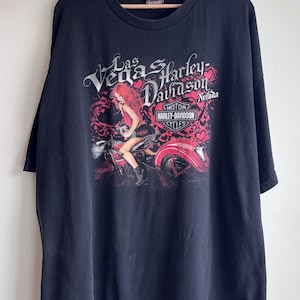 Las Vegas Harley Tee - Etsy