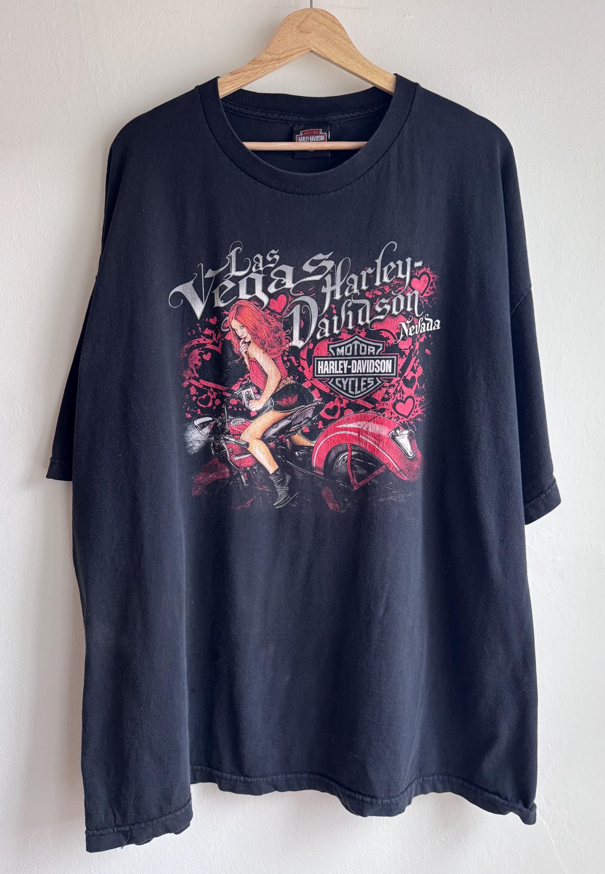 Las Vegas Harley Tee - Etsy