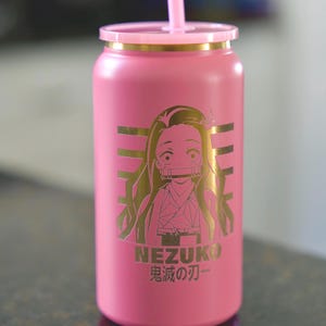 Nezuko laser engraved tumbler