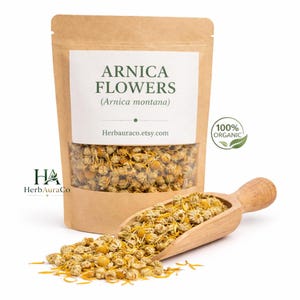 Dried Arnica Flowers – Whole Blossoms for Herbal Crafting & Apothecary