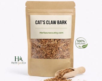 Corteza de uña de gato / Uncaria tomentosa, cortada para infusión.