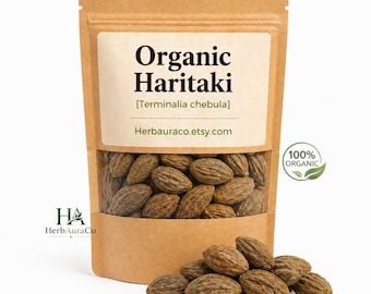 Fruto inteiro orgânico de Haritaki | Erva Terminalia Chebula desidratada | Ingrediente natural