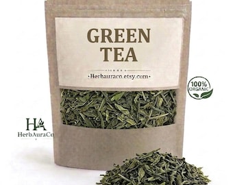 Organic Green Tea Leaves | Antioxidant Rich Detox Herbal Tea