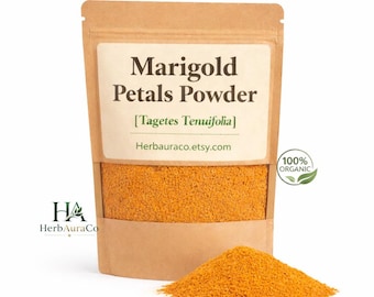 Getrocknete Ringelblumenblätter Pulver | Tagetes Tenuifolia, Bio-Botanischer Inhaltsstoff