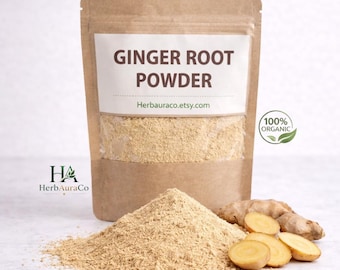 Organic Ginger Root Powder – Natural Spice for Tea, Cooking, Baking