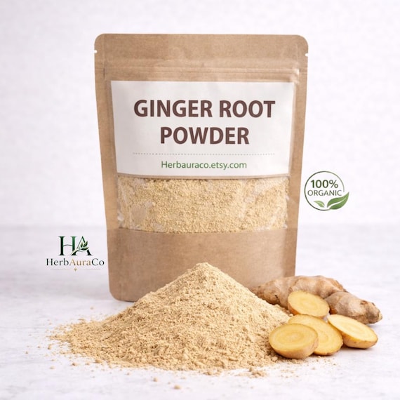 Organic Ginger Root Powder – Natural Spice for Tea, Cooking, Baking