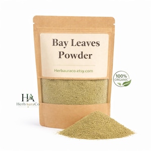 Organic Bay Leaf Powder | Ground Tej Patta Spice for Cooking & Tea