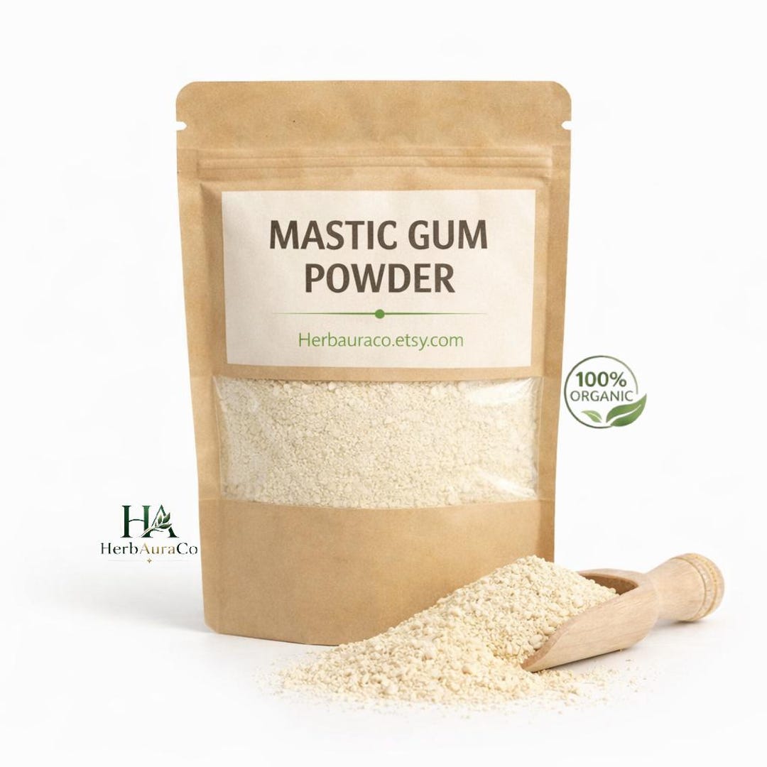 Mastic Powder Chios Mastic Gum Powder – 100% Pure Natural Tree Resin, Finely Ground ...
