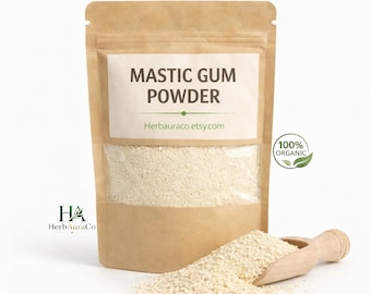 Chios Mastic Gum Powder – 100% Pure Natural Tree Resin, Finely Ground