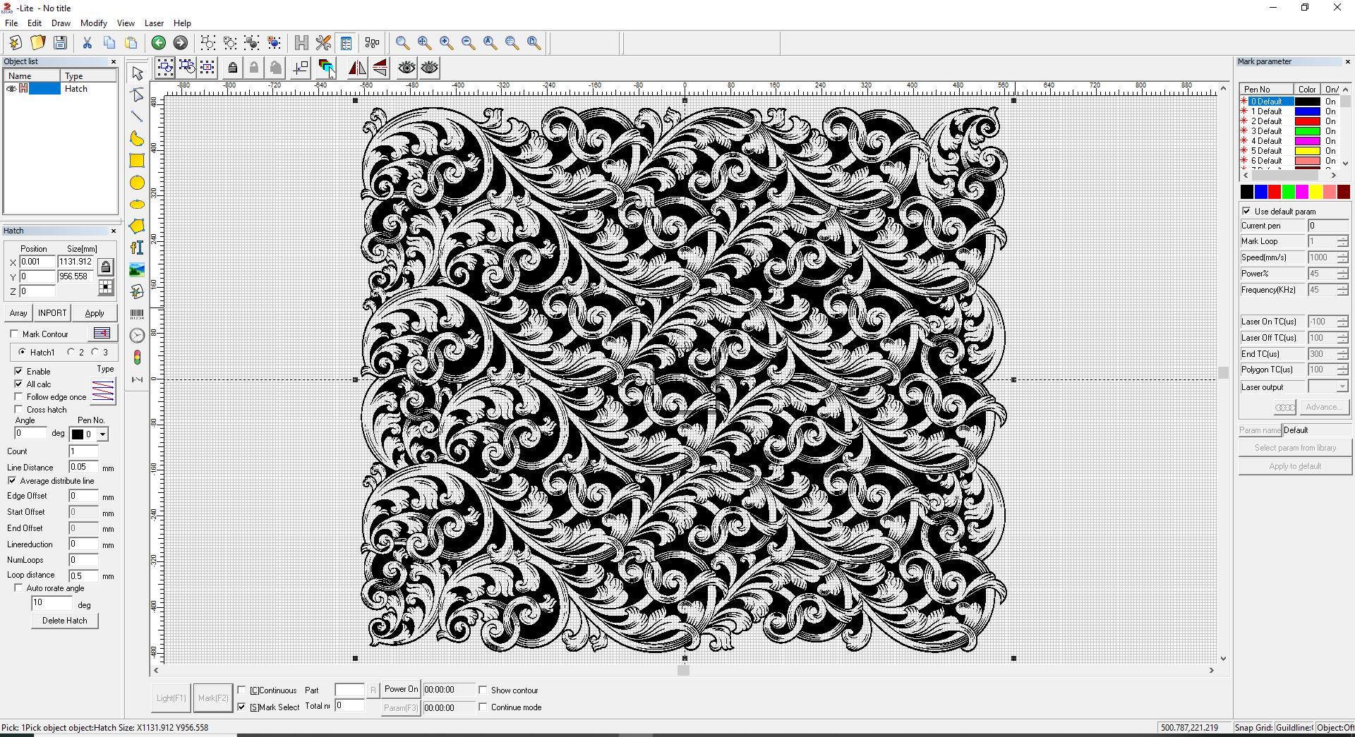 Floral Scroll Pattern Vector for Laser Engraving, CNC Cutting (digital ...