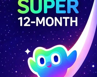 12 maanden duolingo taalleerplannerbundel | Study Tracker, woordenschat, grammaticadagboek (digitale pdf)