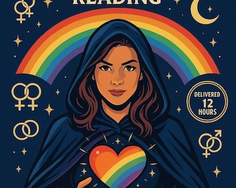 LGBTQ+ Liebe & Beziehung Psychic Reading | 12 Stunden Lieferung