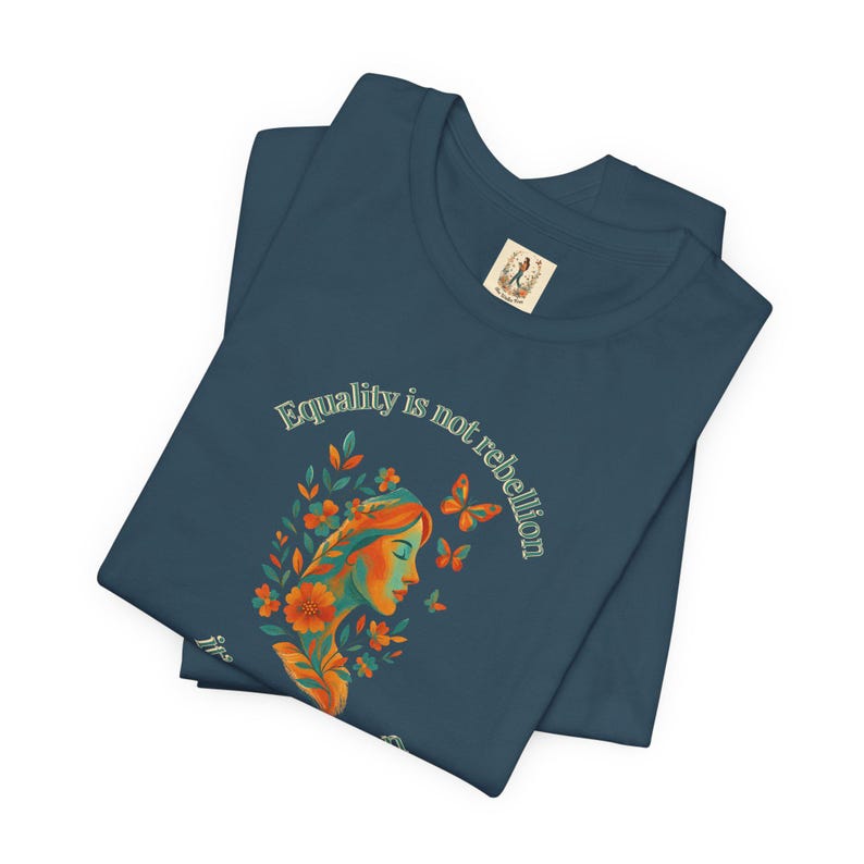 Equality Is Not Rebellion Its Redemption Christian Feminist Shirt She Walks Free Apparel image 3