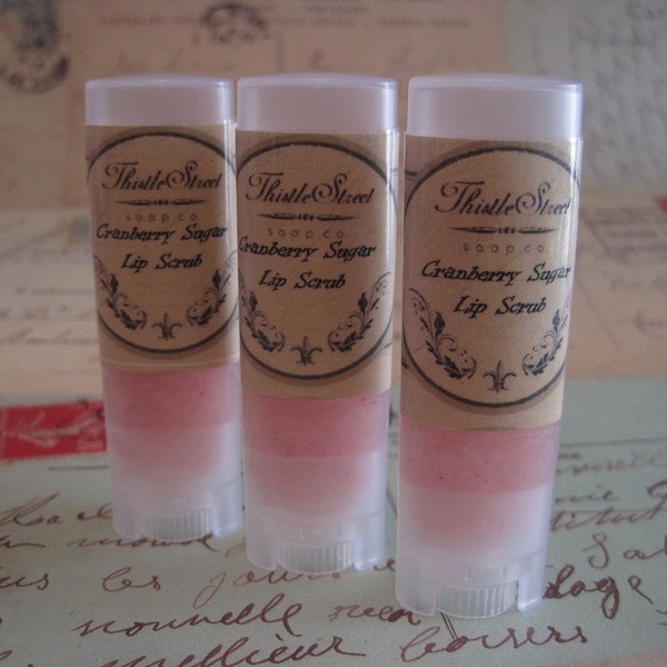 DISCONTINUED Cranberry Sugar Lip Scrub