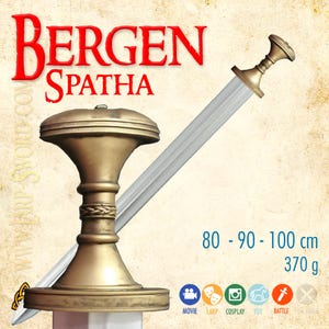 Spatha Bergen - foam larp sword