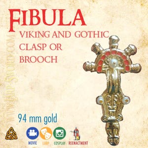 Fibula - viking and gothic clasp or brooch