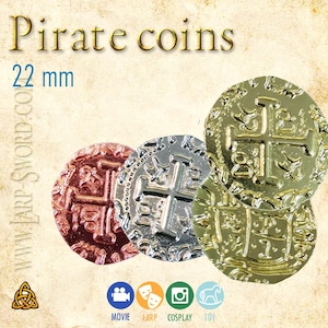 Pirate coin - for gaming and larp