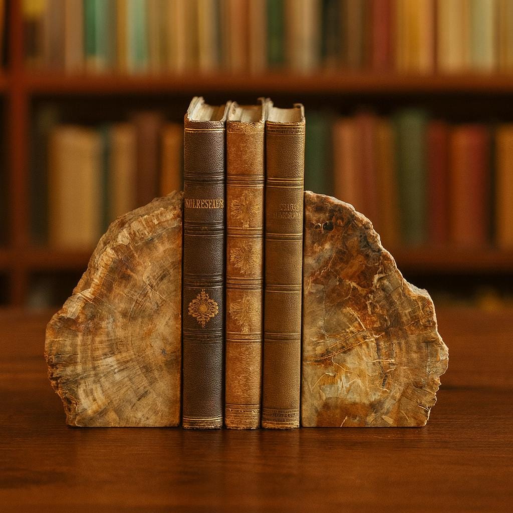 Petrified wood decor - Etsy 日本