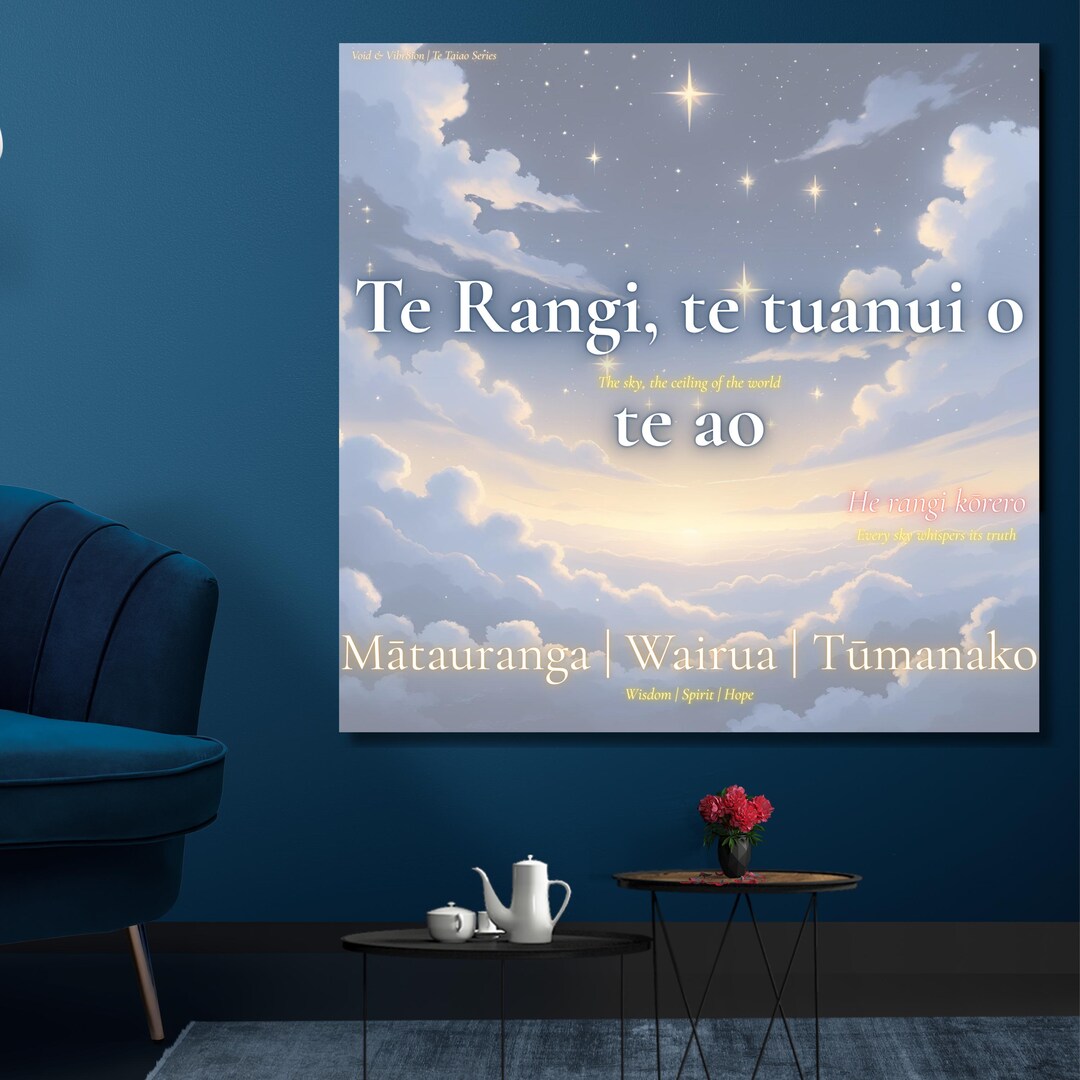 Te Rangi Māori Wall Art - Sky the Ceiling of the World | Indigenous ...