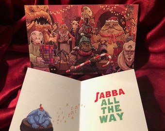 JABBA BELLS Star Wars Christmas CARD!
