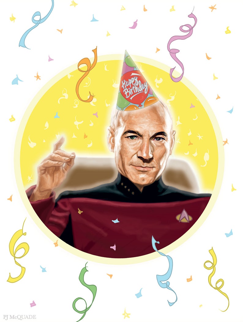 star trek happy birthday card