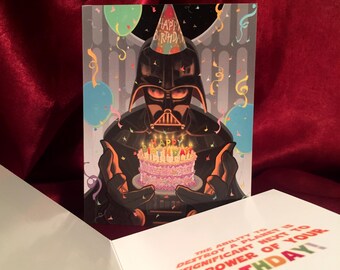 Darth Vader BIRTHDAY CARD!