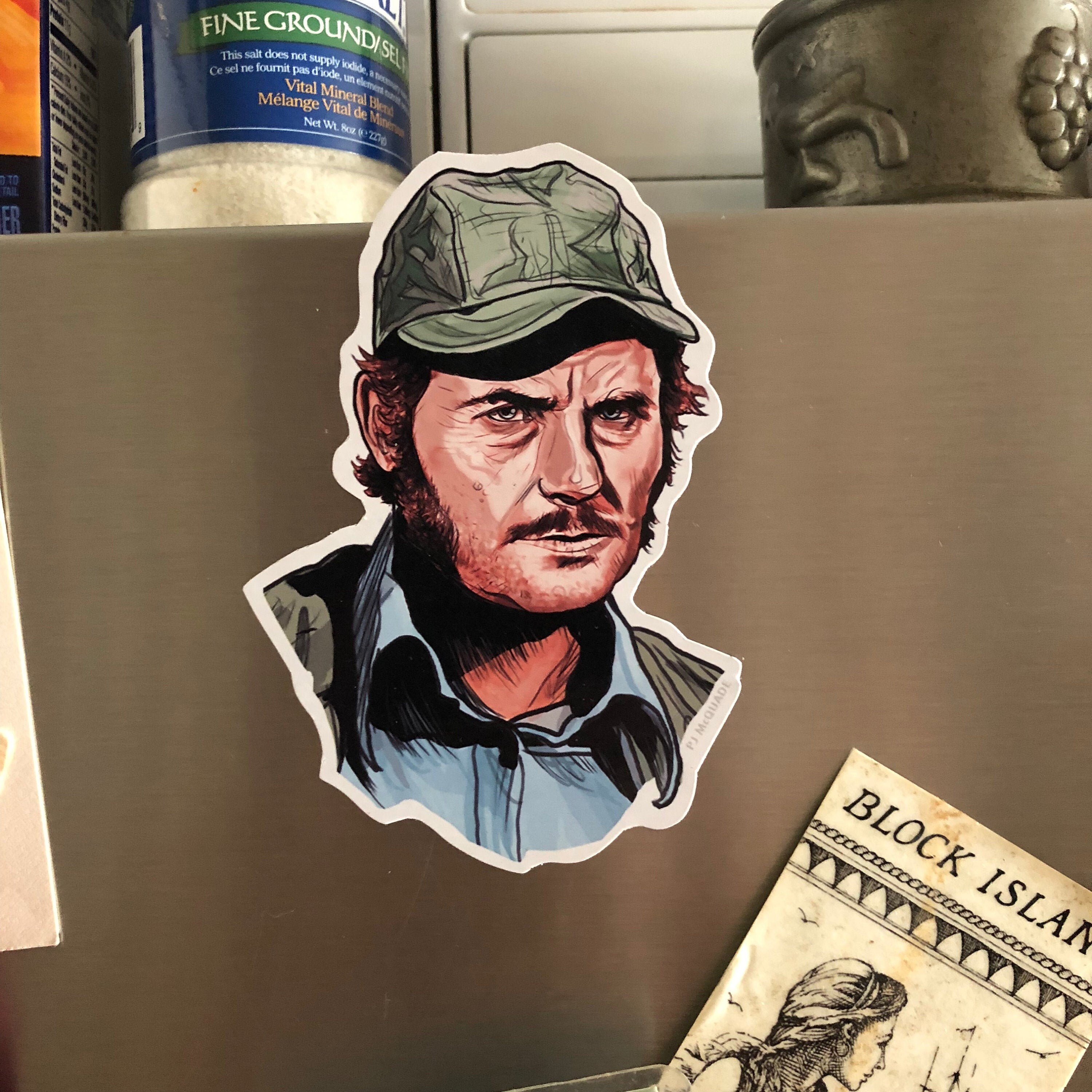 QUINT Jaws FRIDGE MAGNET!