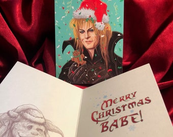 JARETH Labyrinth CHRISTMAS CARD!