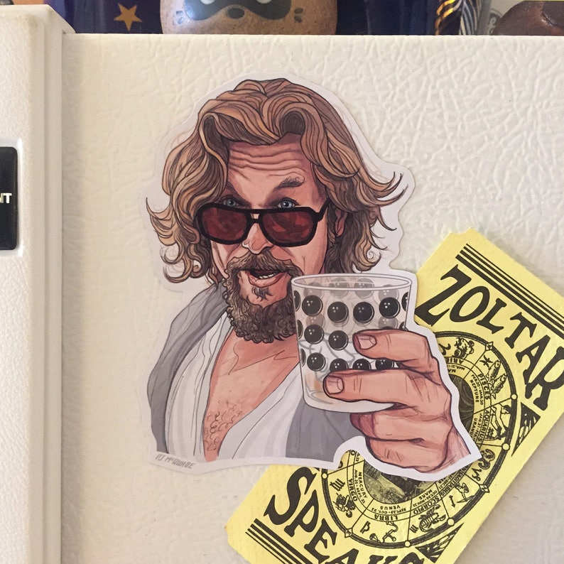 THE DUDE Fridge MAGNET! 