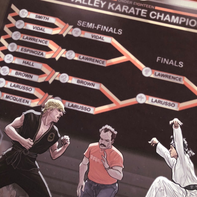 KARATE KID Final Fight 13x19 Video Game Variant Limited Etsy
