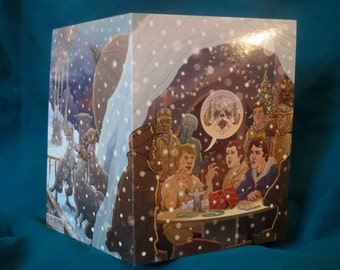 Star Wars Christmas Card Hoth Echo Base Hangar