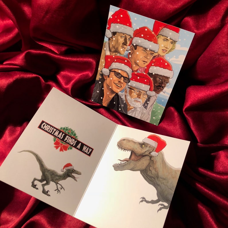 JURASSIC PARK Christmas CARD image 6