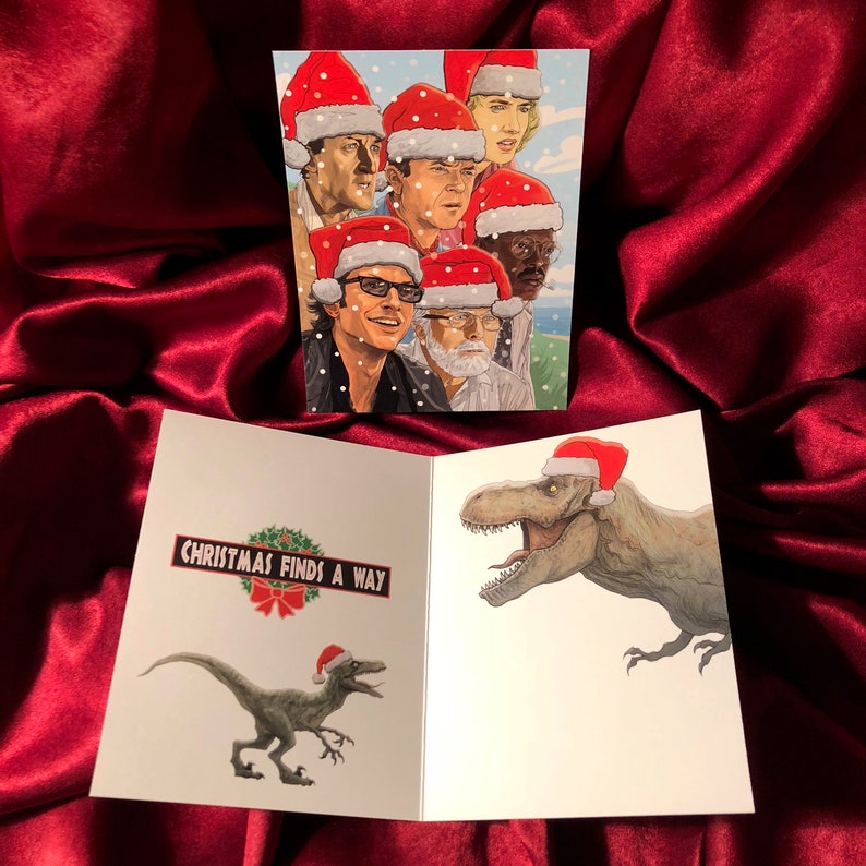 JURASSIC PARK Christmas CARD image 5