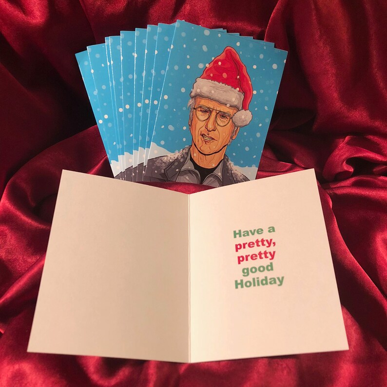 10 PACK LARRY DAVID Curb Your Enthusiasm Christmas Cards  Etsy