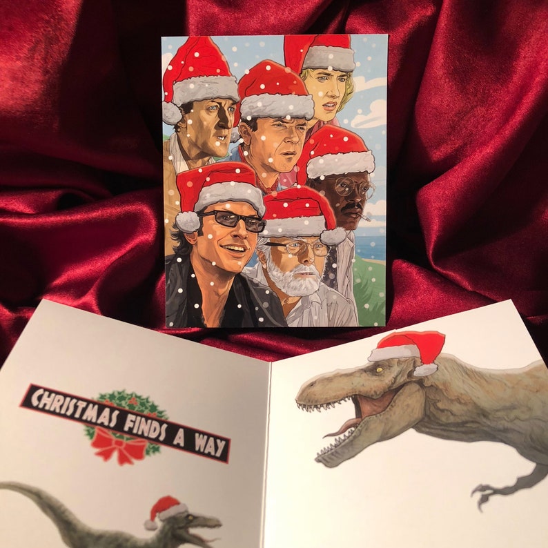 JURASSIC PARK Christmas CARD image 0
