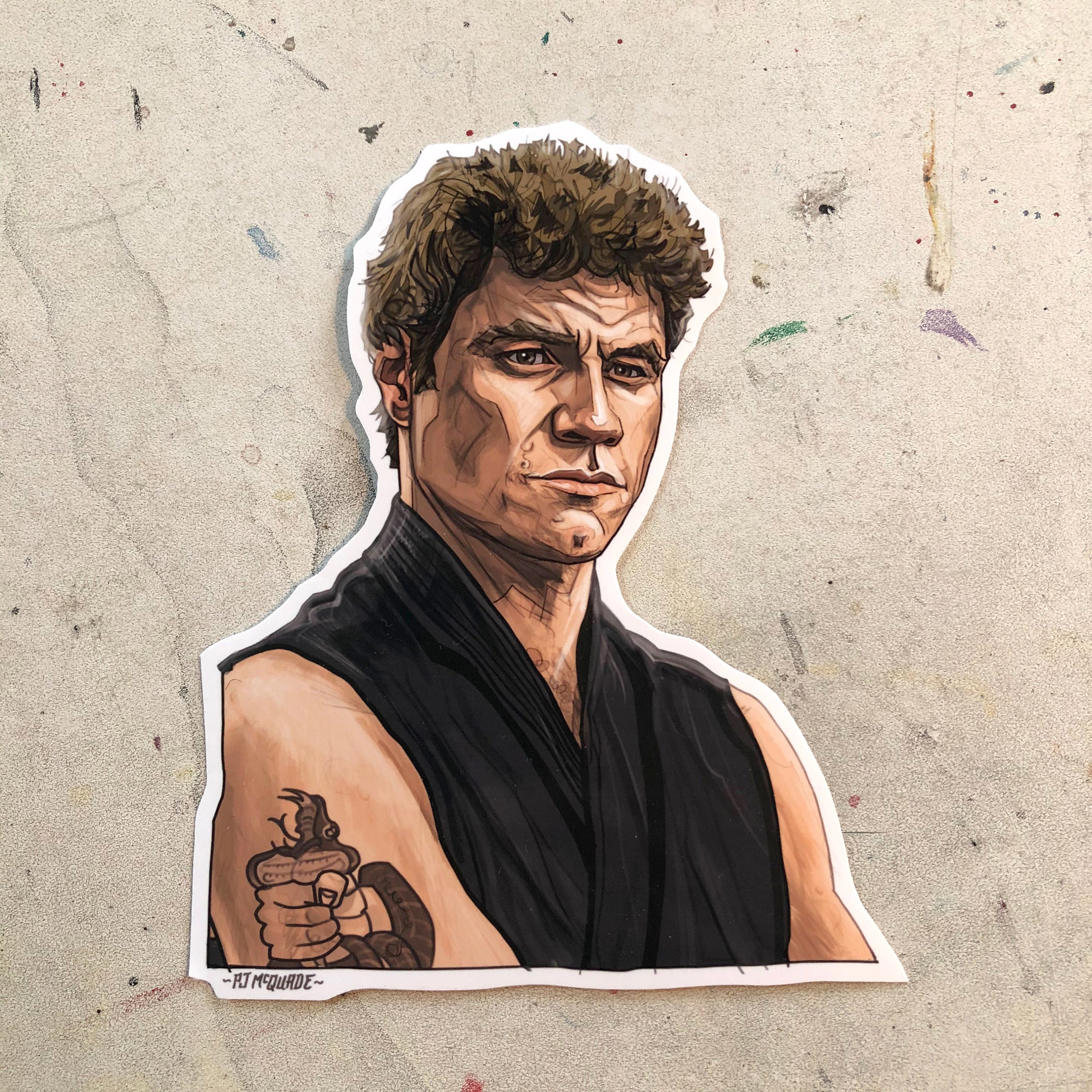 Sensei Kreese KARATE KID Waterproof Sticker | Etsy