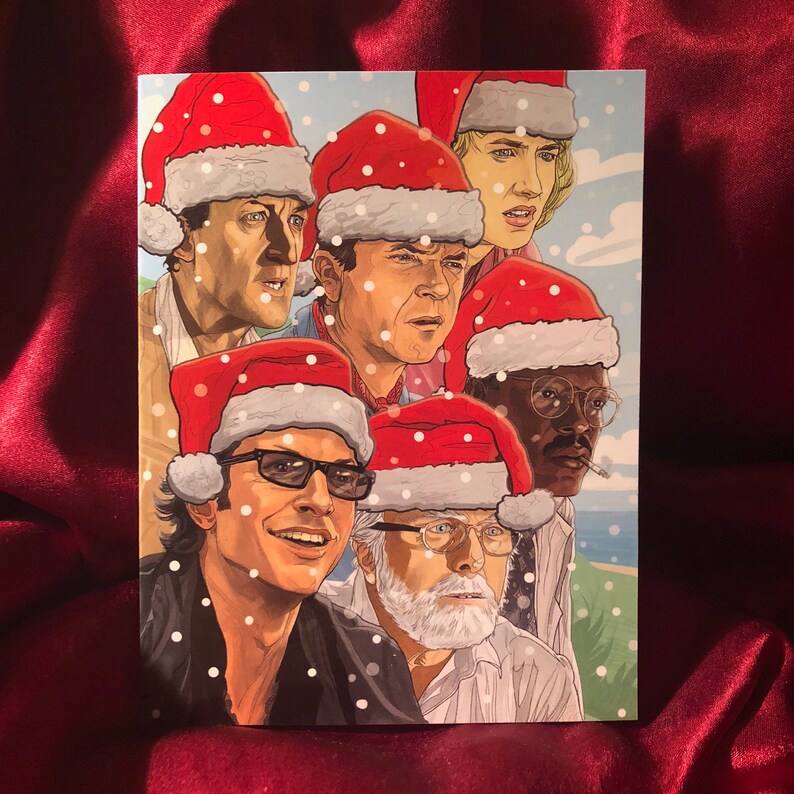 JURASSIC PARK Christmas CARD image 1