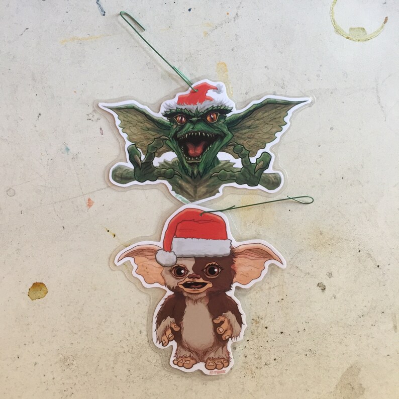 GREMLINS Combo Set CHRISTMAS ORNAMENTS Etsy