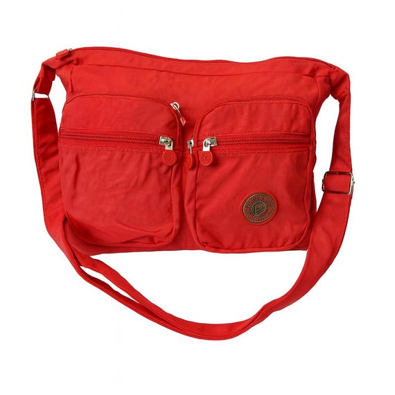 Women's Large Capacity Crossbody Bag - Waterproof Nylon Shoulder Bag With Multiple Pockets, Lightweight Everyday Purse - View #6