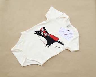 baby cat clothes - cat bodysuit - baby clothes - new baby gift - infant clothing - organic cotton
