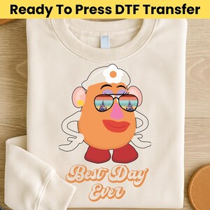 Disney Toy Story Mrs Potato Head DTF Transfer - Toy Story Characters DTF Transfer, Disney Toy Story Potato Head Dtf, Toy Story Dtf Transfers