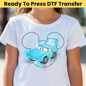 Cars Strip Weathers DTF - Cars Watercolor DTF, Lightning McQueen DTF Transfer, Disney Cars Dtf, Ready to press, Lightning McQueen Friends